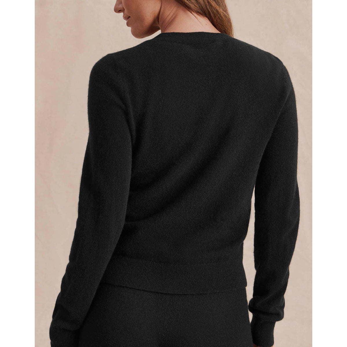 Splendid Womens Tori Cashmere Crewneck Sweater - Black