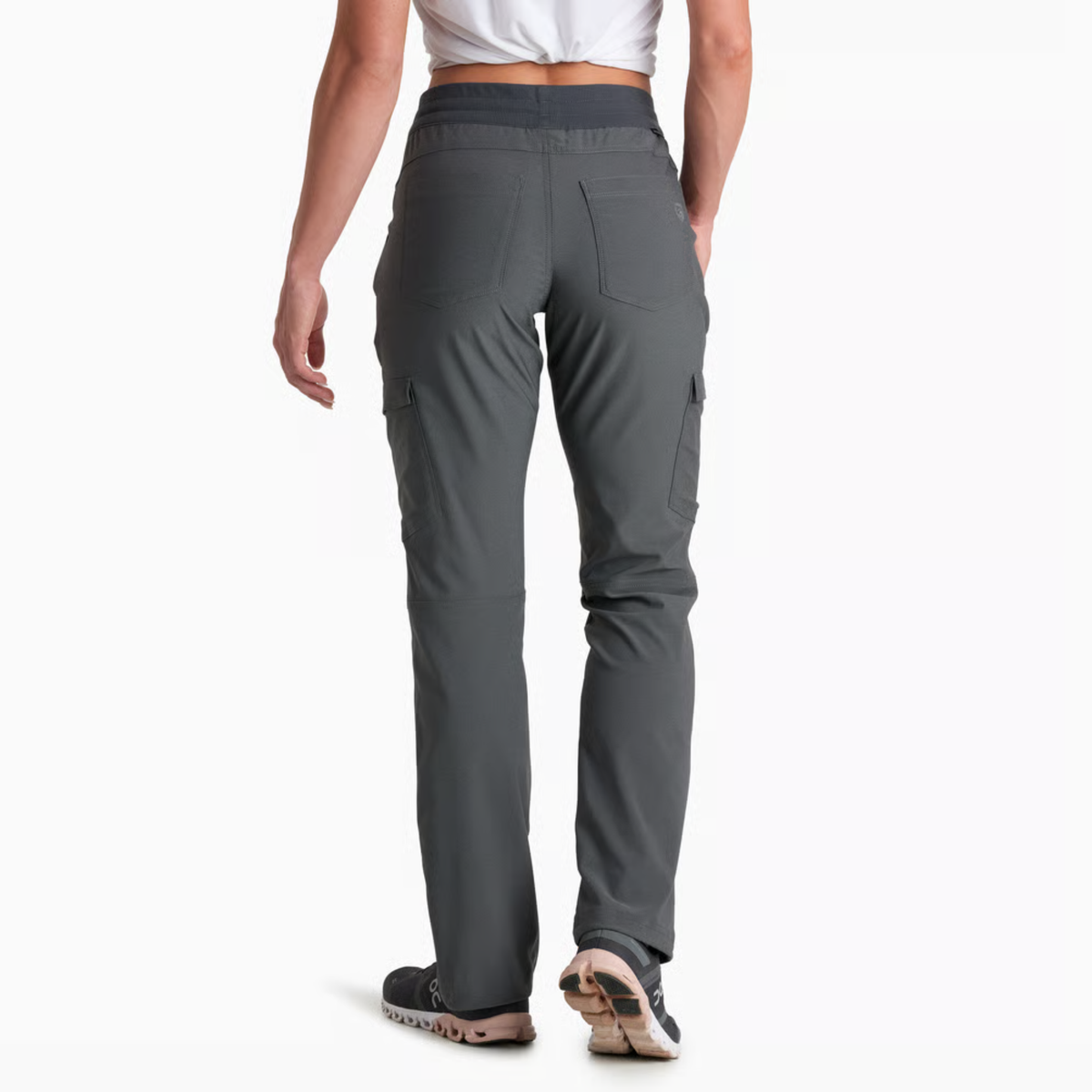 Kuhl Womens Trekr Straight Pant-Charcoal