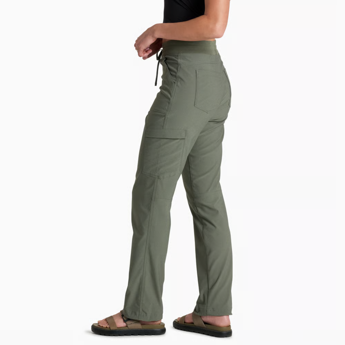 Kuhl Womens Trekr Straight Pant-Olive
