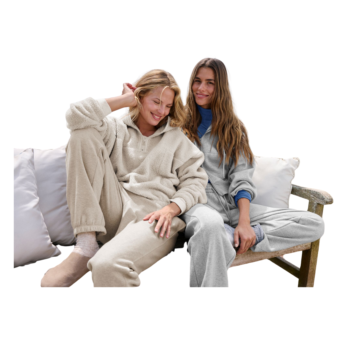 Beyond Yoga Womens Unity 1/4 Zip Hoodie- Riverbed by