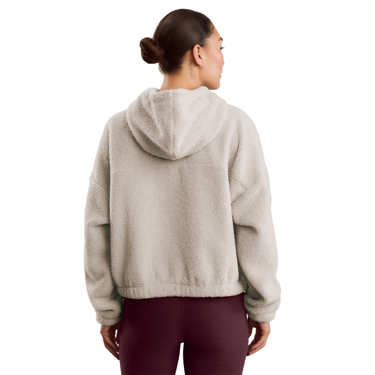 Beyond Yoga Womens Unity 1/4 Zip Hoodie- Riverbed by