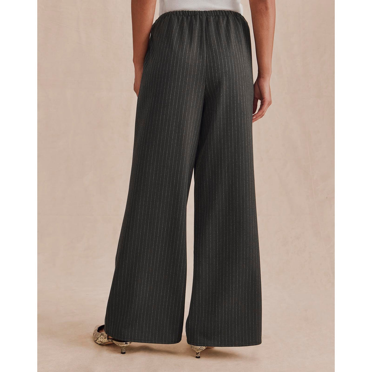 Splendid Womens Valerie PLTD Pinstripe Pant