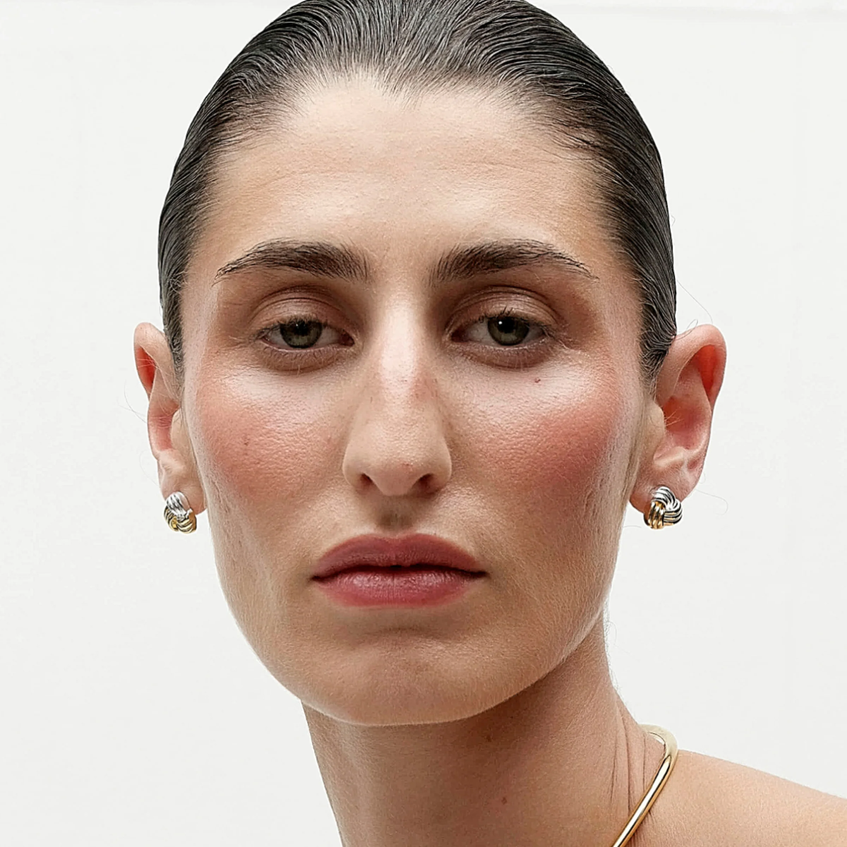 Heaven Mayhem Womens Vali Earrings In Gold/silver- Gold/Silver