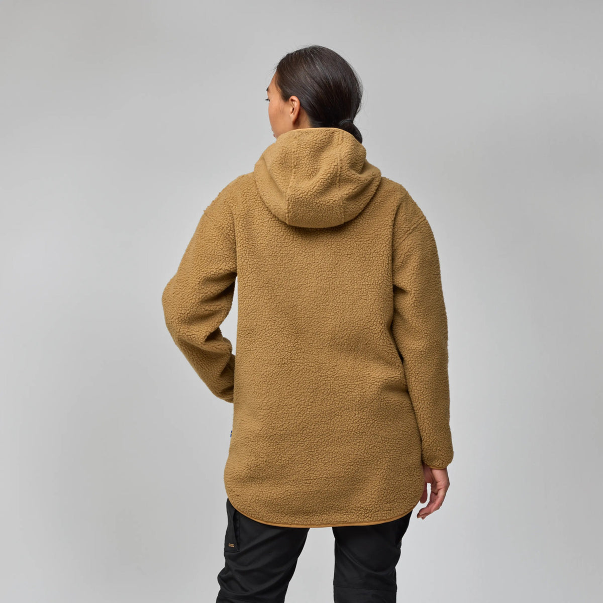 Fjallraven Womens Vardag Pile Fleece Long - Chalk White