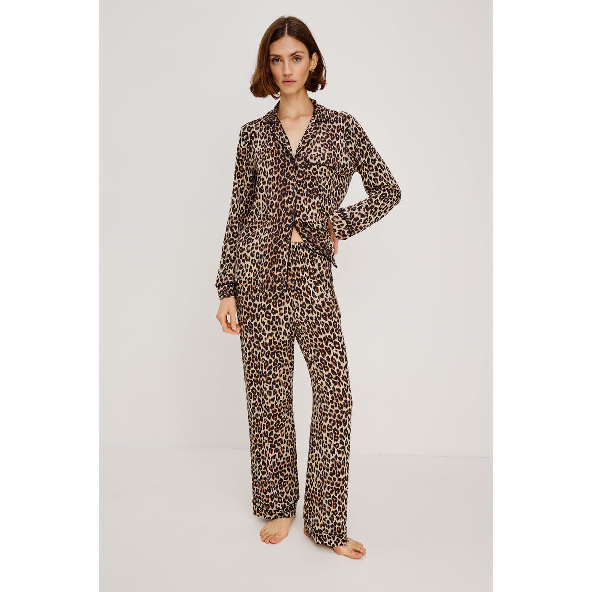 Rails Womens Varra Pajama Set in Brown Nala