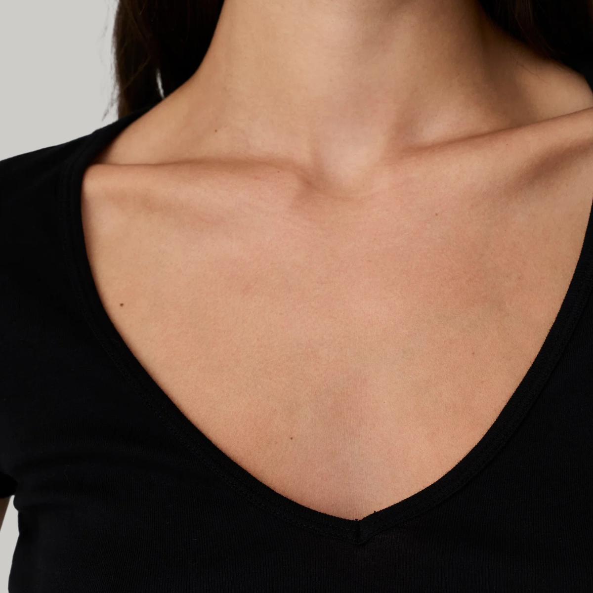 Asher Womens Vicki Scoop T-Shirt-Black