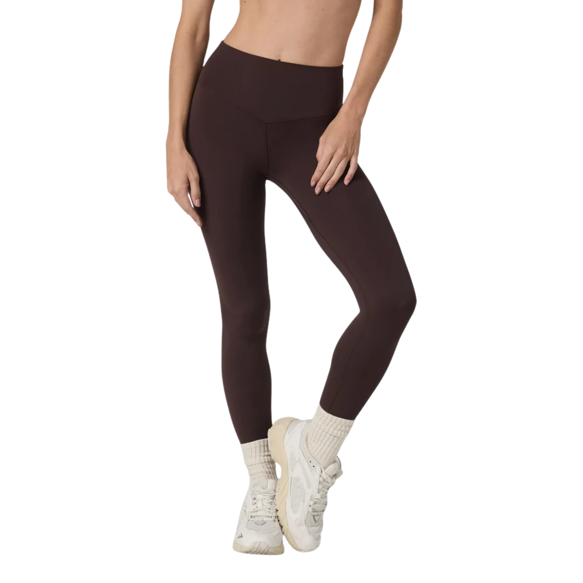 Vuori Womens Vuori AllTheForm Legging- French Roast