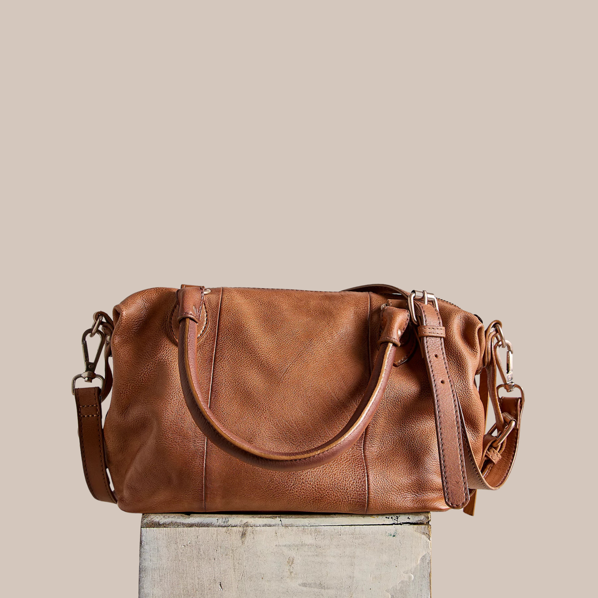 Free People Womens WTF Baby Emerson Bag-Saddle