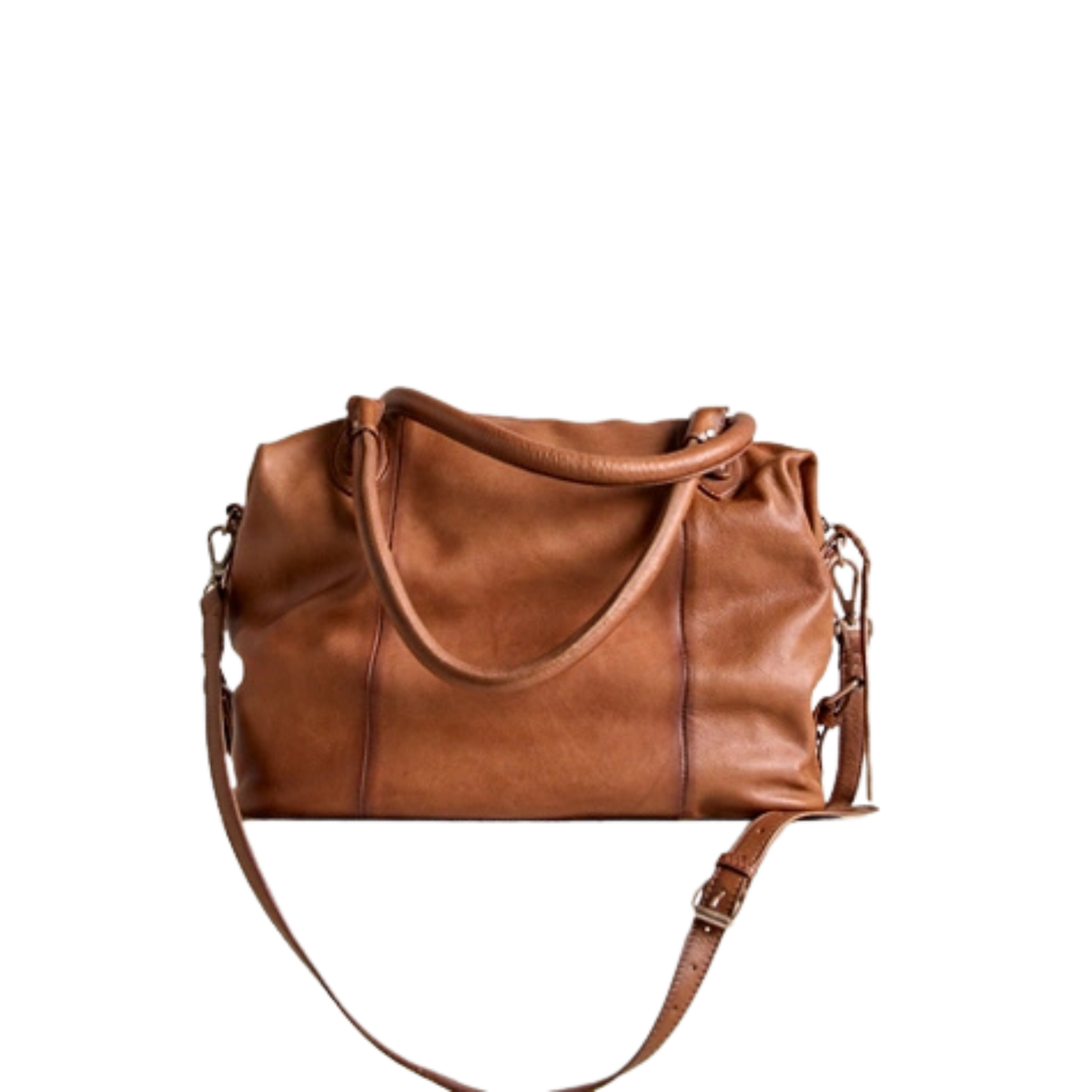 Free People Womens WTF Emerson Tote-Saddle 