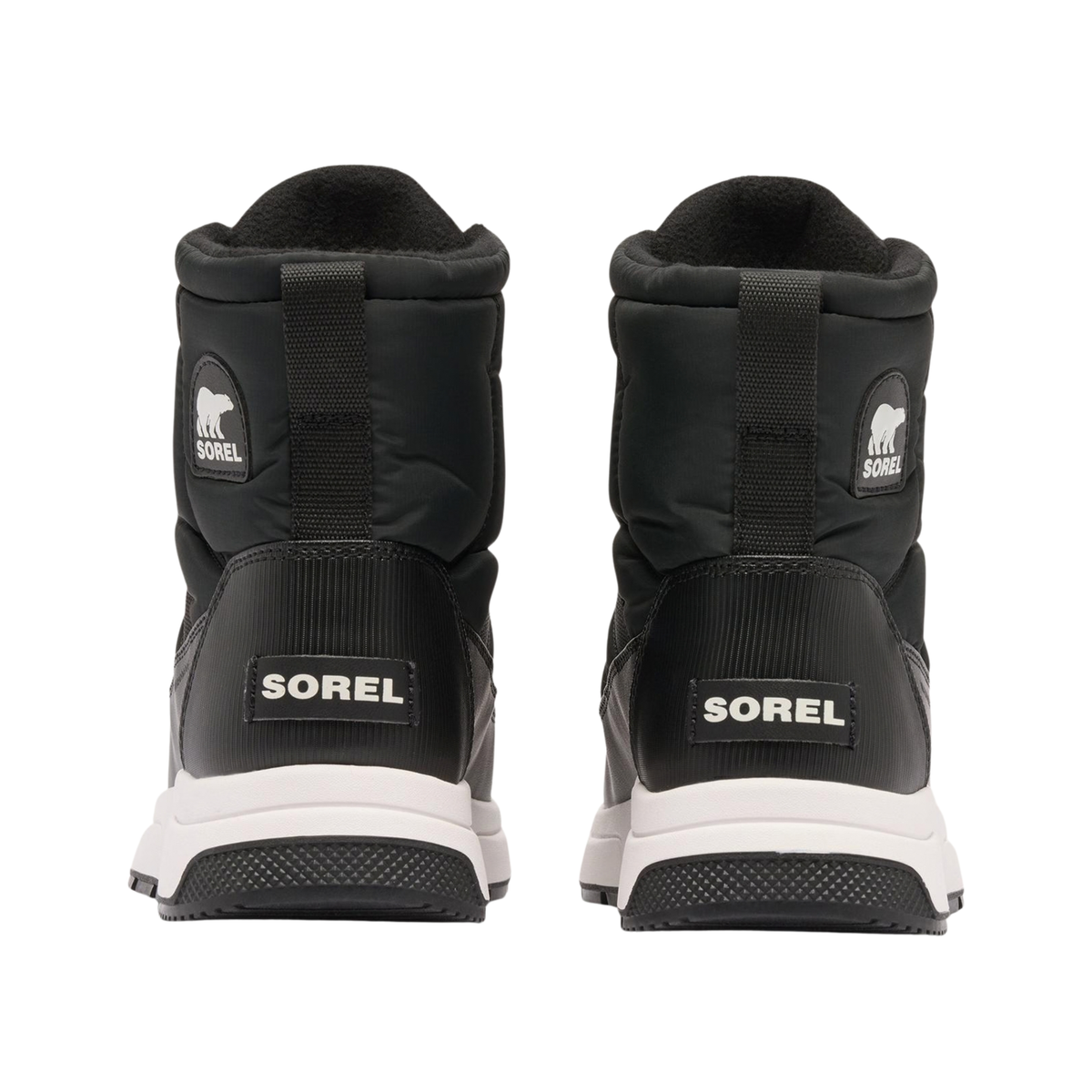 Sorel Womens Whitney III Mid WP-Black,Sea Salt