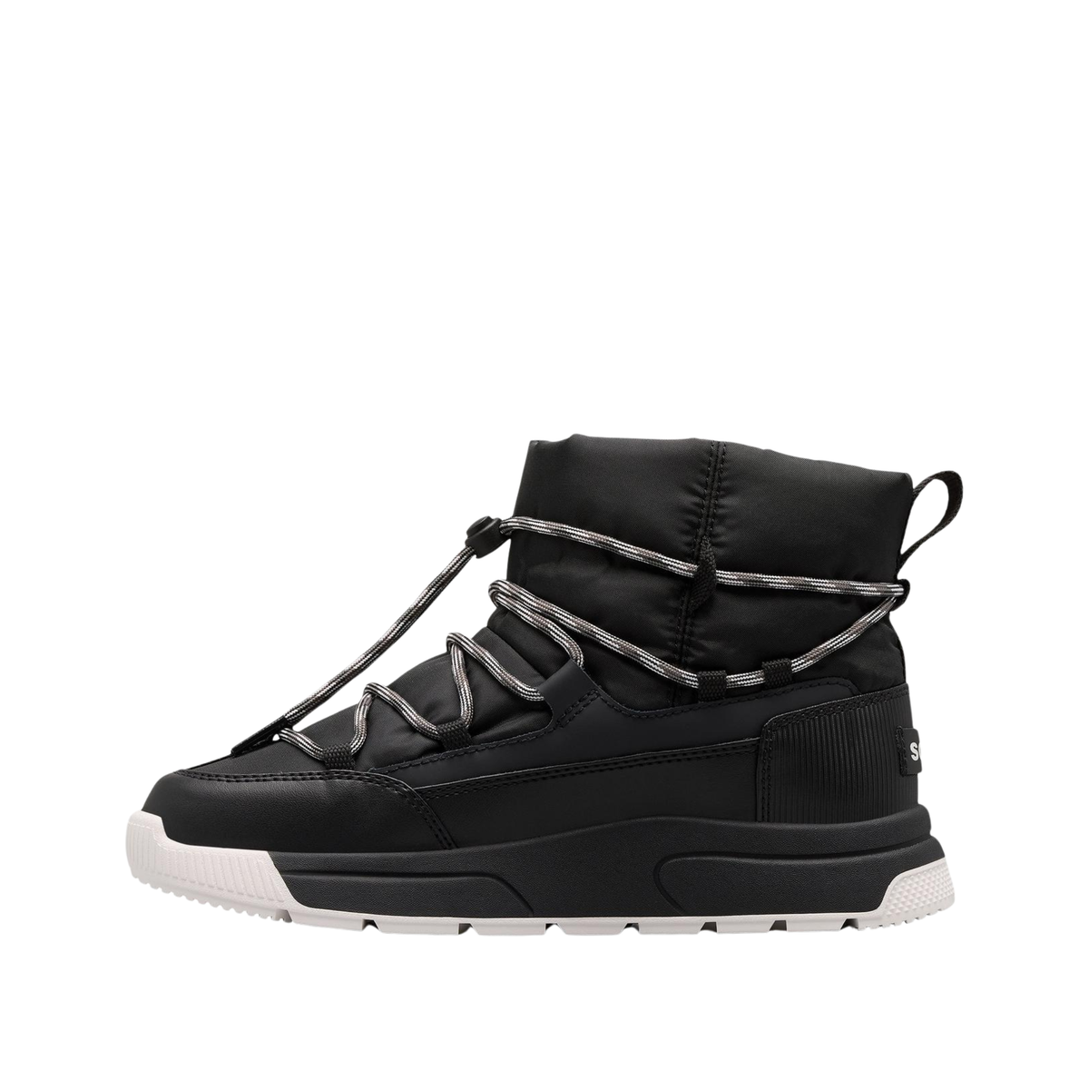 Sorel Womens Whitney III Slip-On WP-Black,Sea Sault