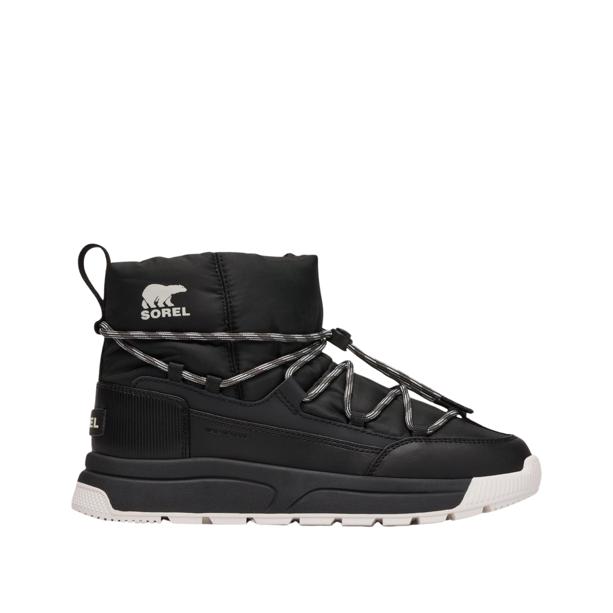 Sorel Womens Whitney III Slip-On WP-Black,Sea Sault