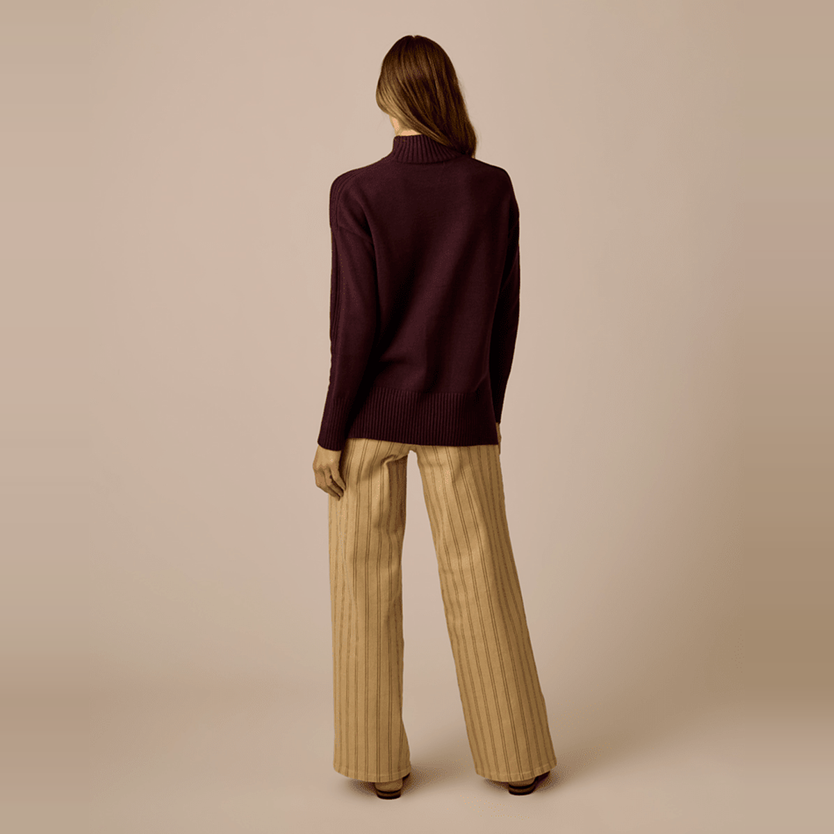 Carve Designs Womens Woodward Sweater - 204_Dark Plum