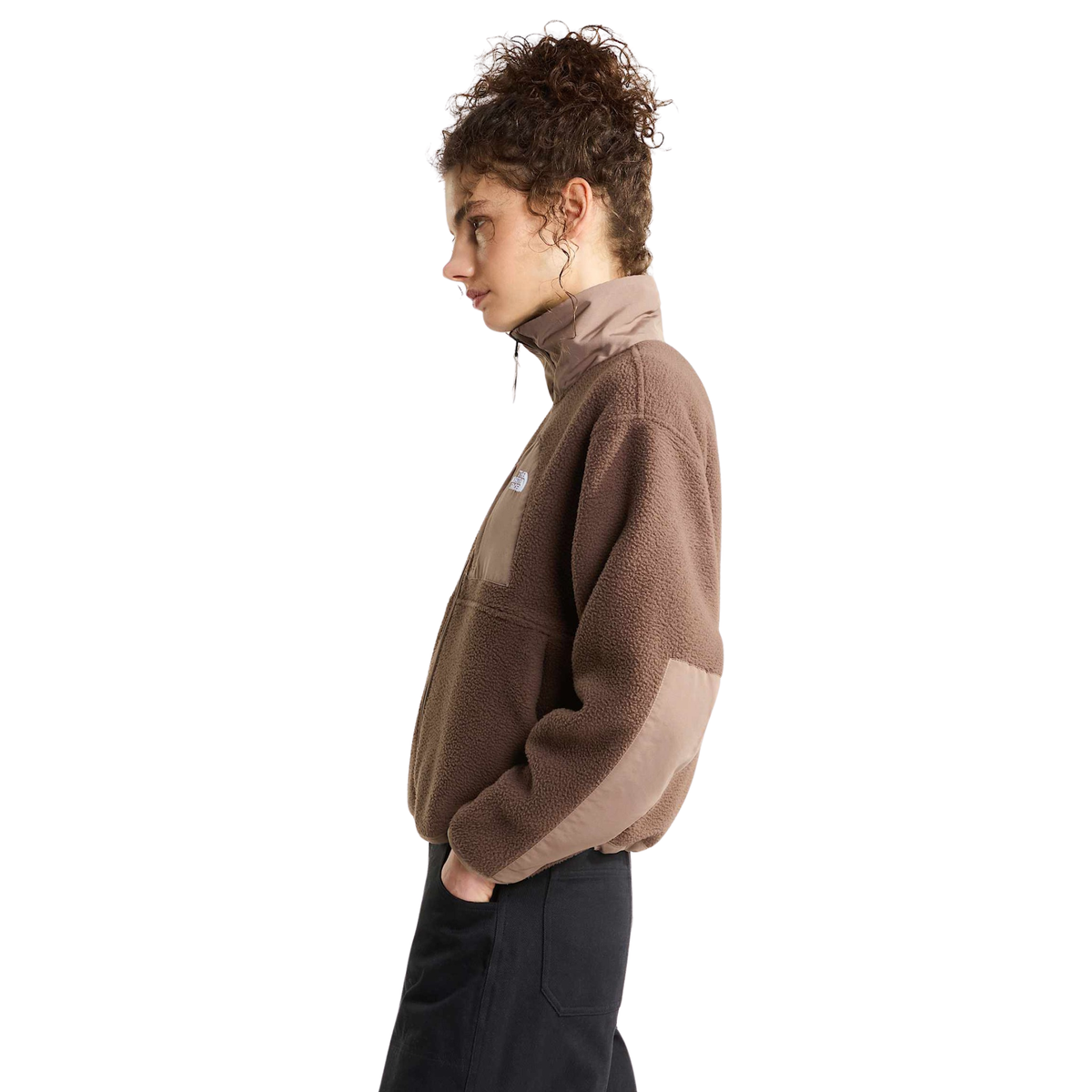 The North Face Womens Yumiori Off Peak Full Zip Jacket-Smokey Brown/Garnet