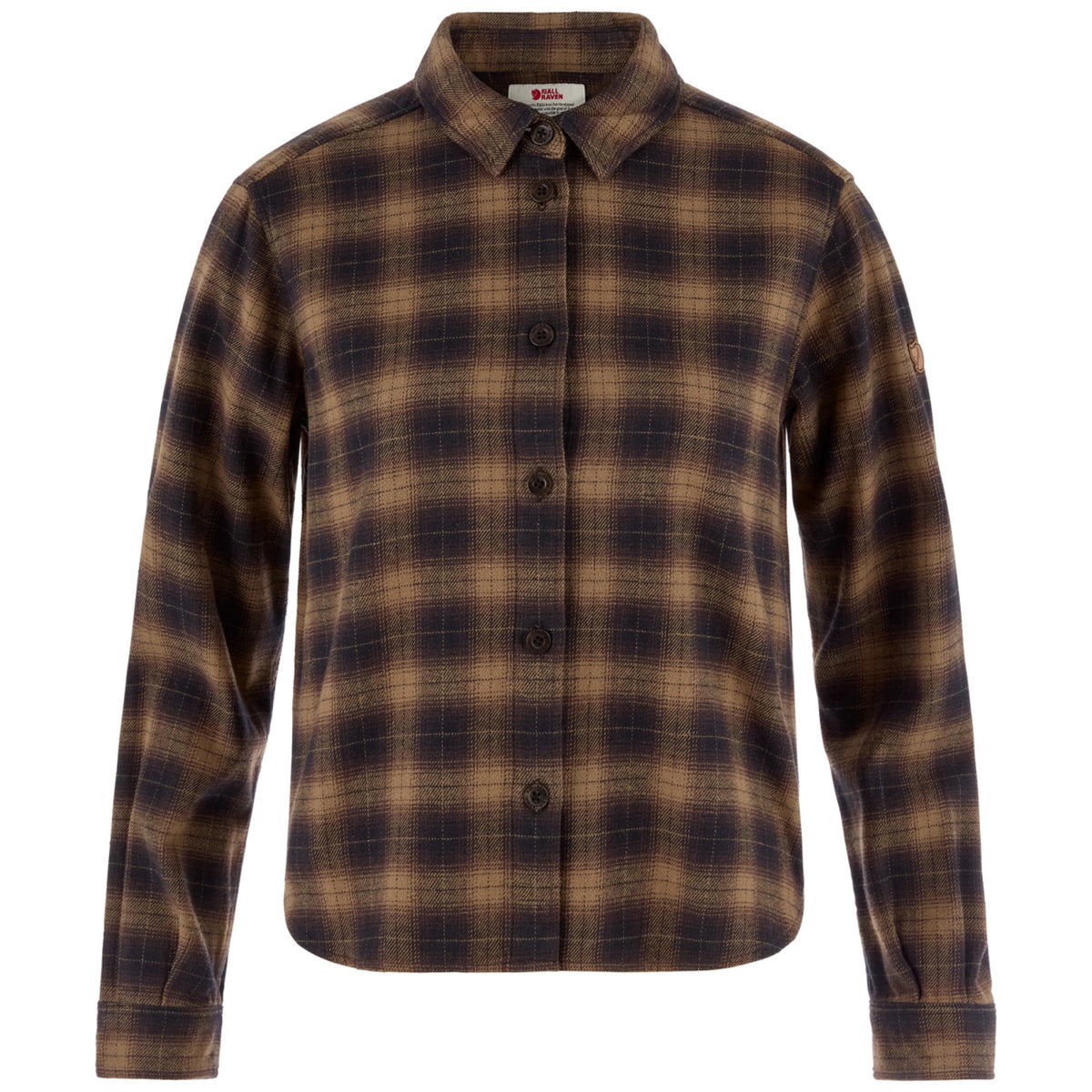 Fjallraven Womens Övik  Boxy Flannel Shirt