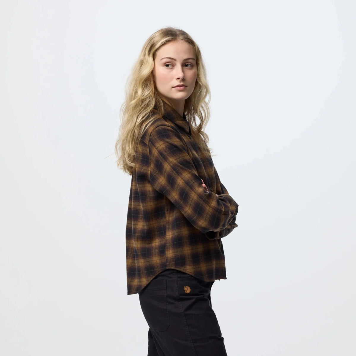 Fjallraven Womens Övik  Boxy Flannel Shirt