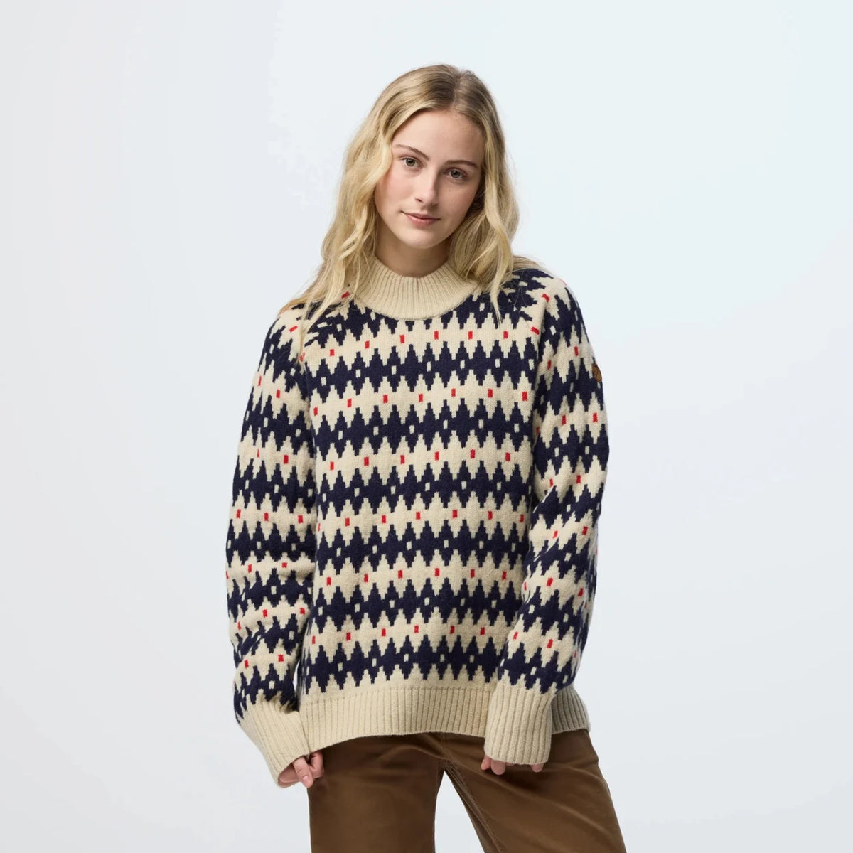 Fjallraven Womens Ãƒâ€“vik Jacquard Knit