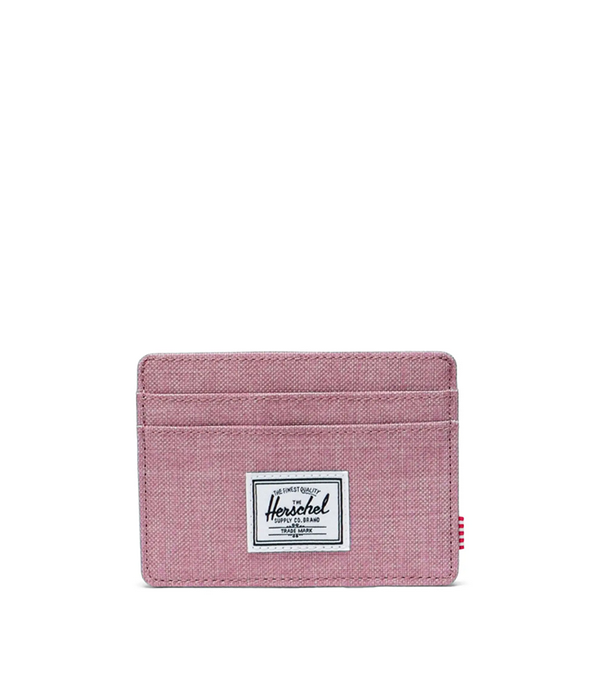 Charlie Cardholder in Lilas Crosshatch