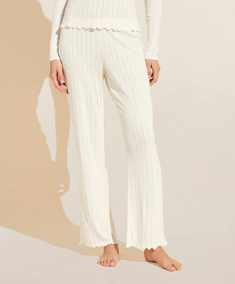 Eberyjey Womens Pointelle Pant