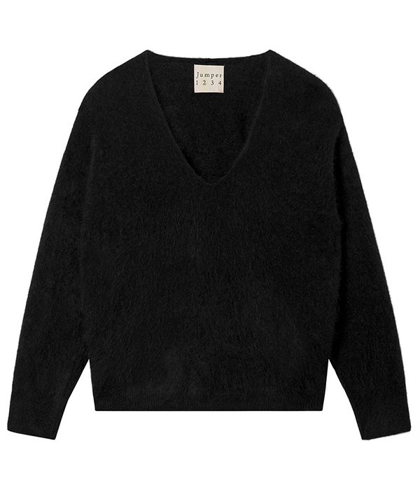 Womens Brushed Boxy Vee