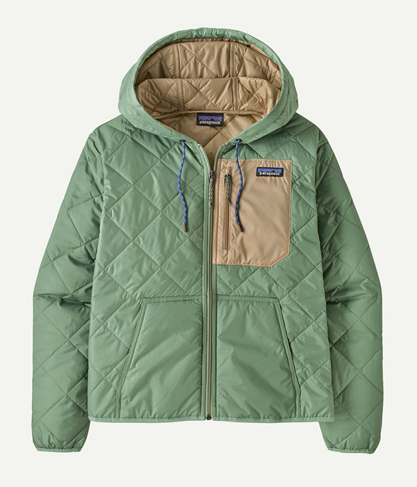 Womens Diamond Quilted Bomber Hoody