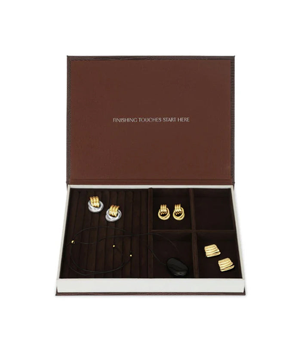 Womens Cognac Book Box