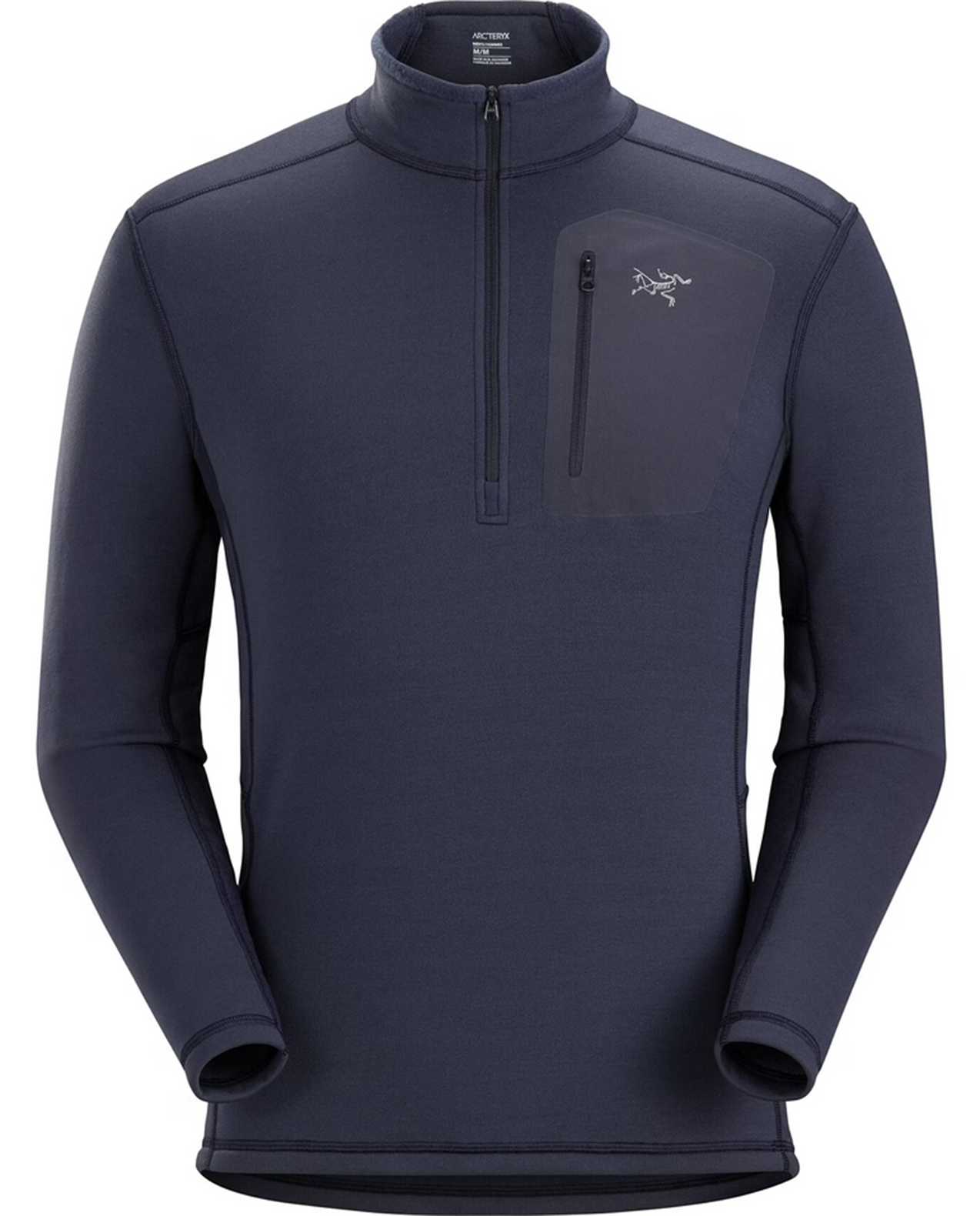 Mens Rho Heavyweight Zip Neck