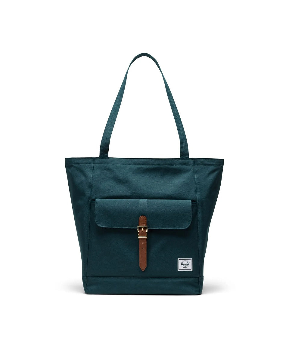 Herschel Retreat Tote in Dark Sea
