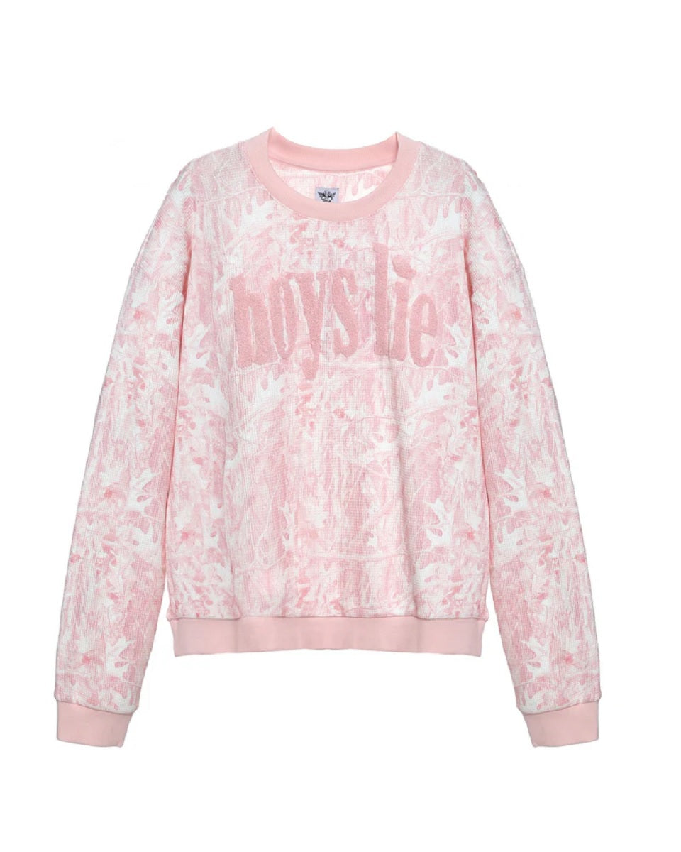 Womens Pink Manhunt Kara Crewneck in Pink