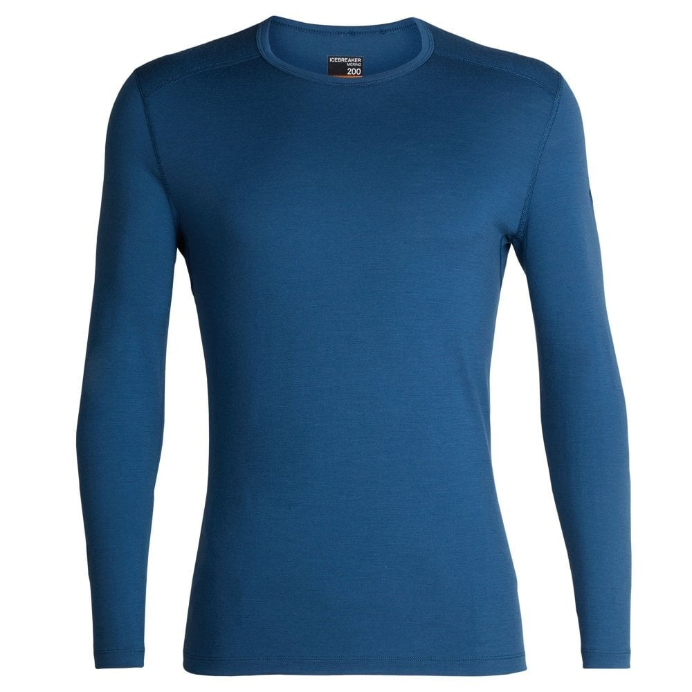 ICEBREAKER Mens 200 Oasis Long Sleeve Crew