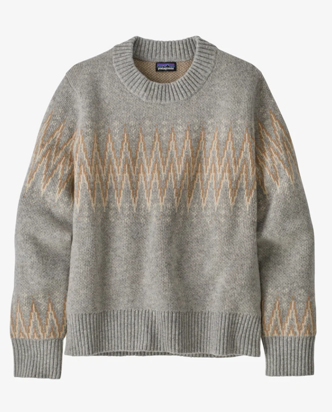 Womens Recycled Wool Crewneck Sweater