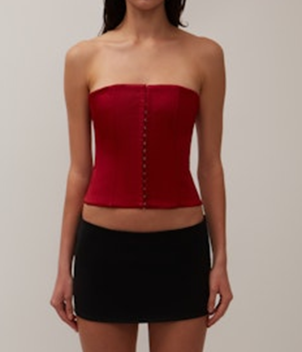 Womens Guizio Satin Corset