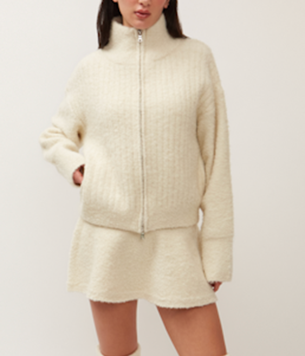 Womens Mila Zip Up