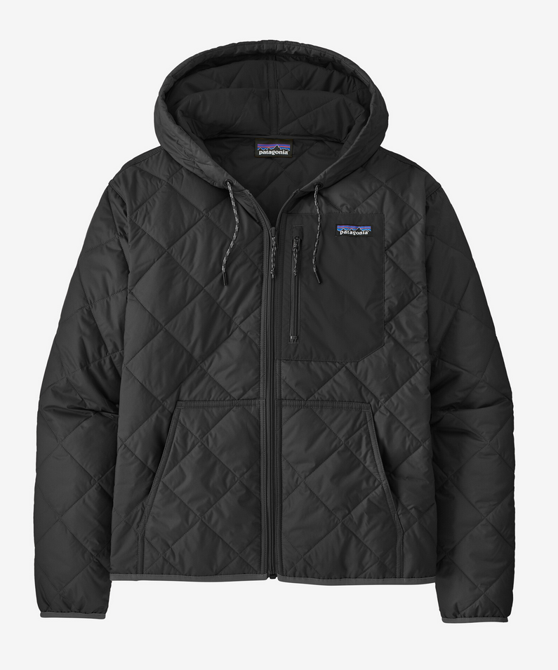 Womens Diamond Quilted Bomber Hoody S25