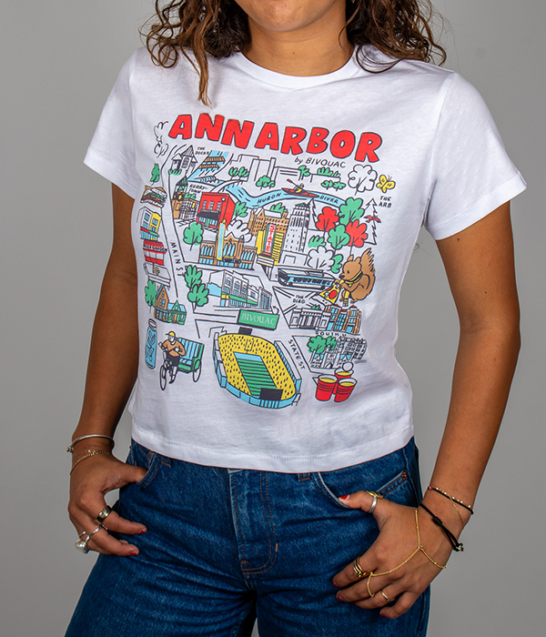 Womens Ann Arbor City Shirt