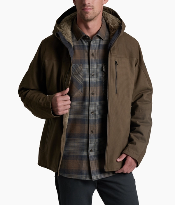 Mens Law Fleece Lined Hoody