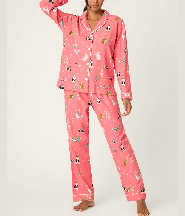 Womens PJ Set Flannels C