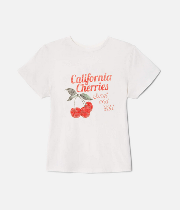 Womens Cherries Tiny Tee