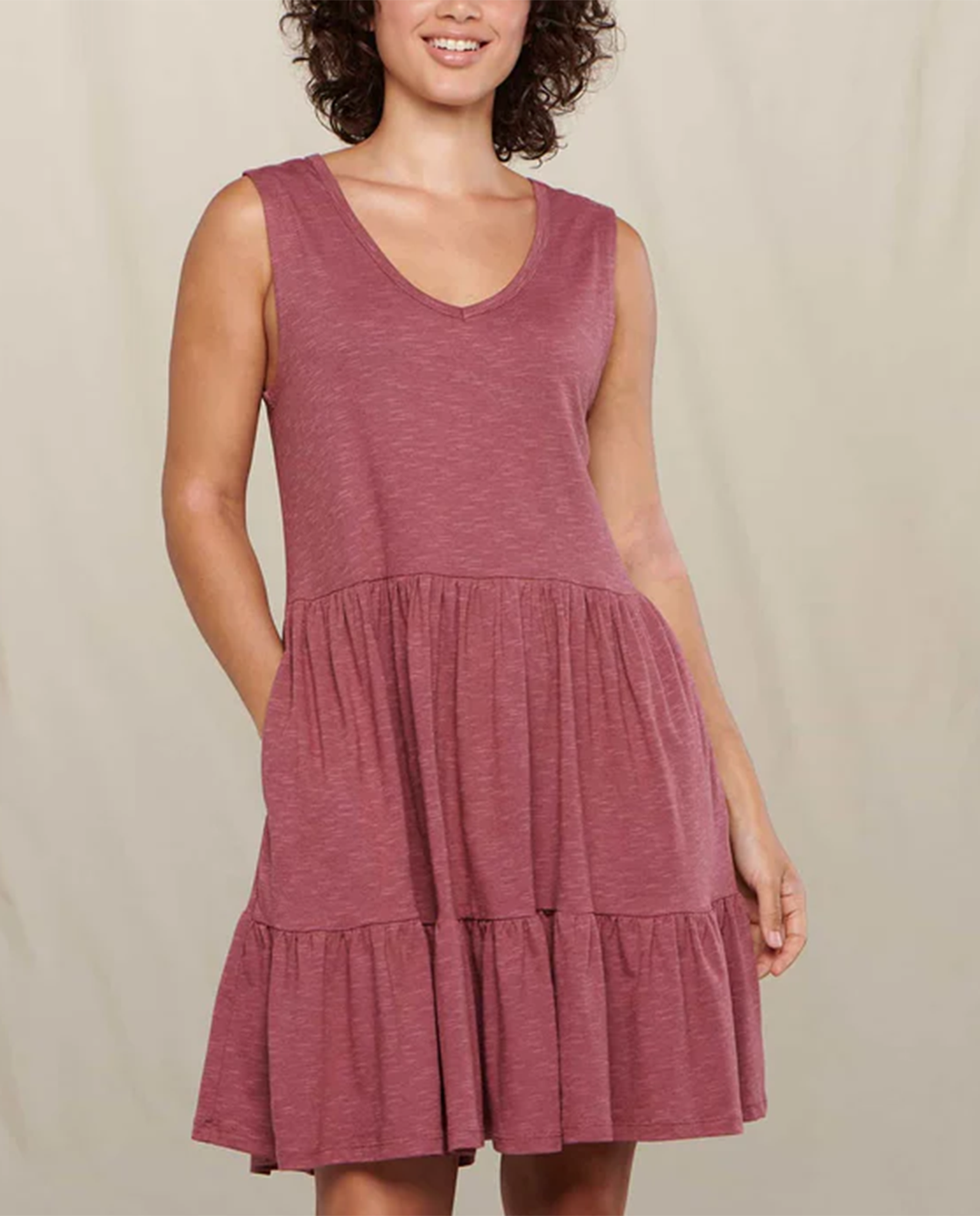 Womens Marley Tiered SL Dress