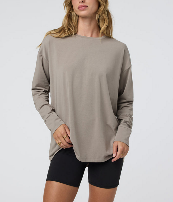 Womens L/S Feather Tee