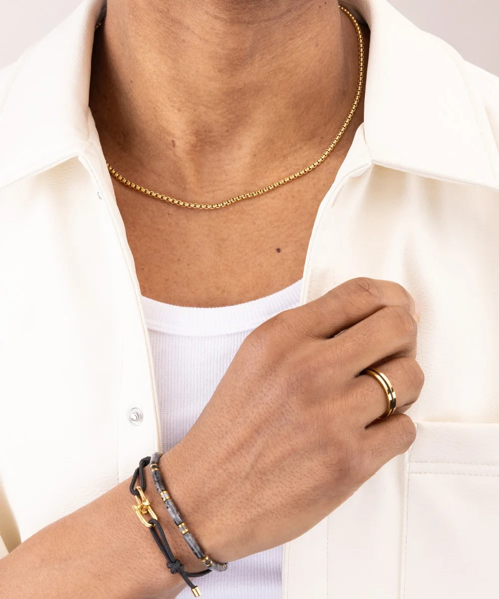Boxchain Necklace (Gold)