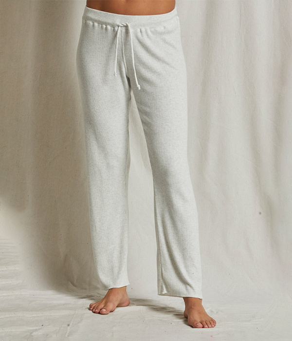 Womens Leann Sweater Rib Straight Leg Pant