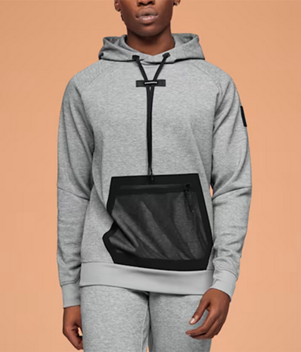 Mens On Running Hoodie in Grey