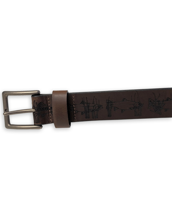 Mens Brookies Embos Lthr BRN
