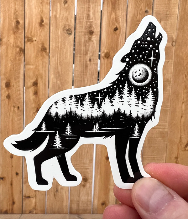 The Wolf Sticker