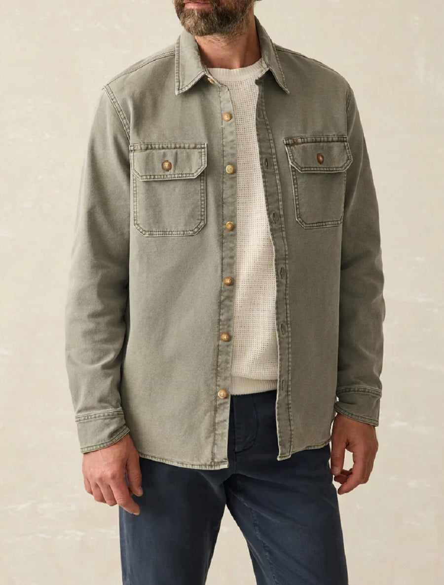 Mens Sunwashed Shirt Jacket F25