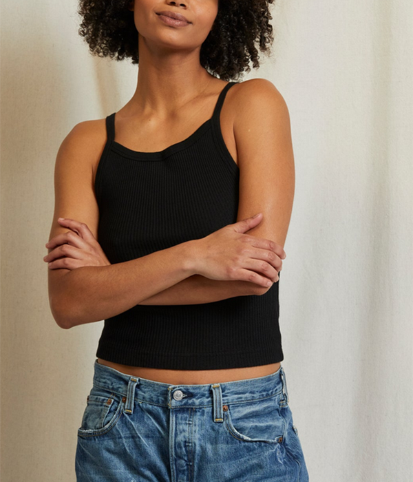 Womens Bonnie Rib Stripe Tank