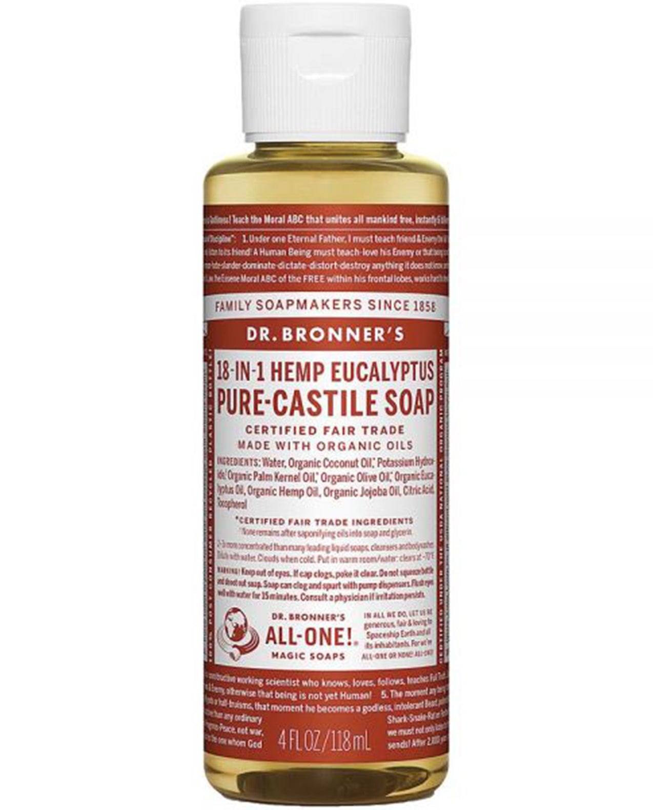 Dr. Bronners Eucalyptus 4oz