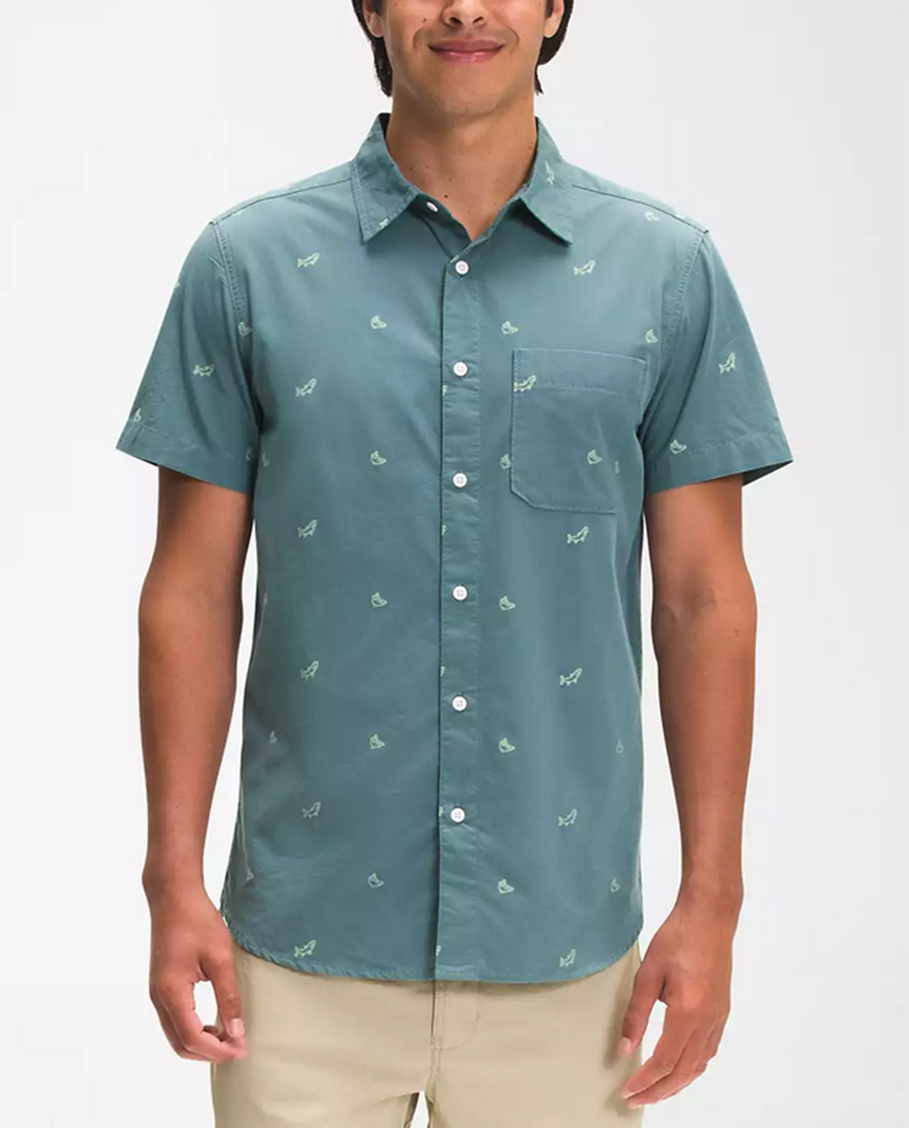 THE NORTH FACE Mens S/S Baytrail Jacquard Shirt