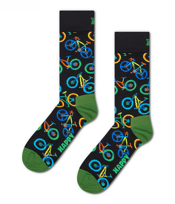 Mens Mountain Bike Sock in Black